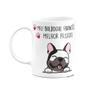 Imagem de Caneca Branca 325ml - Meu Buldogue Francês, melhor pessoa!