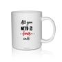 Imagem de Caneca Branca All You Need Is Love Café 2