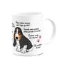 Imagem de Caneca Branca - Dog - Meu Basset hound, melhor pessoa! M2