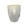 Imagem de Caneca Branco Amarelo dicionario girassol Cerâmica Decorativa Flor Floral Presente Xicara Cerâmica