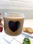 Imagem de Caneca café black heart vidro borossilicato - Lyor