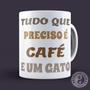 Imagem de Caneca Café e Gato