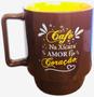 Imagem de Caneca - Café na Xícara, Amor no Coração - Zona Criativa