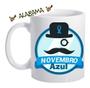 Imagem de Caneca Campanha Social Novembro Azul Logo Bigode Homen