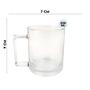 Imagem de Caneca Capuccino 250ml Berlin Vidro Transparente Class Home