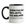 Imagem de Caneca Características Signo Virgem Alça e Interior Preto
