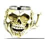 Imagem de Caneca Caveira Sabedoria Chopp Festa Skull Não Escuto Surda