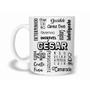 Imagem de Caneca Cerâmica 325ML Com Nome César