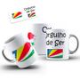 Imagem de Caneca Cerâmica Bandeira Orgulho De Ser De Seychelles