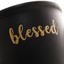 Imagem de Caneca Cerâmica Blessed Preto Matt/Laranja 380ml