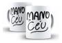 Imagem de Caneca Cerâmica Branca Mano Do Céu Engraçado Deboche 6192