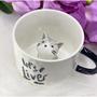 Imagem de Caneca cerâmica com gatinho dentro 3D