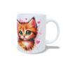 Imagem de Caneca Cerâmica Personalizada Gato / Gatinho Laranja - Modelo 785279