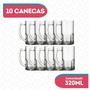 Imagem de Caneca Cerveja Modelo Vitamnina Com Alça 320ML Resistente 10 UN