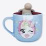 Imagem de Caneca Chá Cerâmica com Infusor 350ml Unicórnio