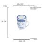 Imagem de Caneca Chá Com Filtro E Tampa Em Porcelana 310ml Garcia Lyor