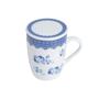 Imagem de Caneca Chá Com Filtro E Tampa Em Porcelana 310ml Garcia Lyor