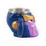 Imagem de Caneca Chopp Resina Inox 3D Thanos Baby Decoração Coleção