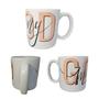 Imagem de Caneca Cilindrica 300Ml Branca Peronalizada Good Morning Decorativa Presente Criativa Xicara