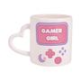 Imagem de Caneca cilindrica alca coracao - gamer girl uatt