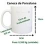 Imagem de caneca com cafe sem cafe perna longa personalizada 325ml porcelana