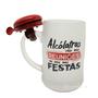 Imagem de Caneca Com Campainha 400ml Chopp Personalizada "Alcólatras Vão Nas Reuniões Eu Vou Nas Festas" BM109