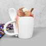 Imagem de Caneca Com Colher 300 ml Branca