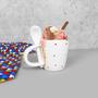 Imagem de Caneca Com Colher 300 ml Branca Poa