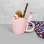 Imagem de Caneca Com Colher 300 ml Rosa