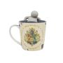 Imagem de Caneca com Infusor Hogwarts Ícones - Harry Potter - Zona Criativa