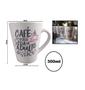 Imagem de Caneca Com Mensagem Positivas Cerâmica 300 ML