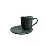 Imagem de Caneca com Pires Descentralizado Linhas Greenery 273ml - 1 Uni.