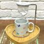 Imagem de Caneca com Suporte Inox com Mini Coador de Café Borboleta