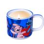 Imagem de Caneca com Vela Perfumada Aromática Decoração Stitch Angel Namorados 300ml Presente