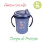 Imagem de Caneca Copinho Trio com Alça e Tampa de Proteção para Bico 330 ml Plasútil 