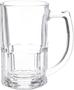 Imagem de Caneca Copo de Chopp Cerveja Vidro Com Alça Kit 6uni 320ml