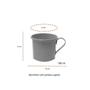 Imagem de Caneca de Aluminio Laranja Mini Xicara Cafe Retro 100ml