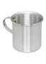 Imagem de Caneca De Aluminio Polido Resistente com alça 300ml