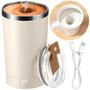 Imagem de Caneca de café com agitação automática com 400 ml de bege recarregável