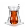 Imagem de Caneca de café Wokex Turkish Double Wall Glass 150mL isolada