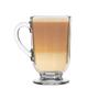 Imagem de Caneca de Cappuccino Vidro Berlim Taça Café Transparente 325ml Em Casa Tem