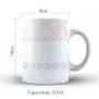 Imagem de Caneca de Cerâmica 325ml Personalizada Com Seu Nome Alfabeto Butterfly Borboletas