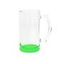 Imagem de Caneca de Chopp Lisa em Vidro Cristal com Base Color - 460ml