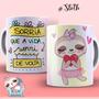 Imagem de Caneca de louça personalizada Preguicinha