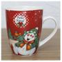 Imagem de Caneca De Natal Estampada Papai Noel 350Ml Cerâmica