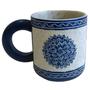 Imagem de Caneca De Pedra Artesanal Azul Esculpida 250ml