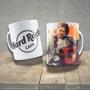 Imagem de Caneca de Porcelana 325ml Decorada Ícones da Música Personalizada