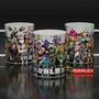 Imagem de Caneca de porcelana 325ml Roblox RBX1. Acompanha um exclusivo chaveiro de resina no mesmo tema