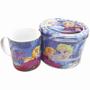 Imagem de Caneca De Porcelana Azul Na Lata Anna Elsa e Olaf Frozen 350ml - Disney