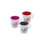 Imagem de Caneca de Porcelana Coffee Time cor sortida 180ml - Lyor